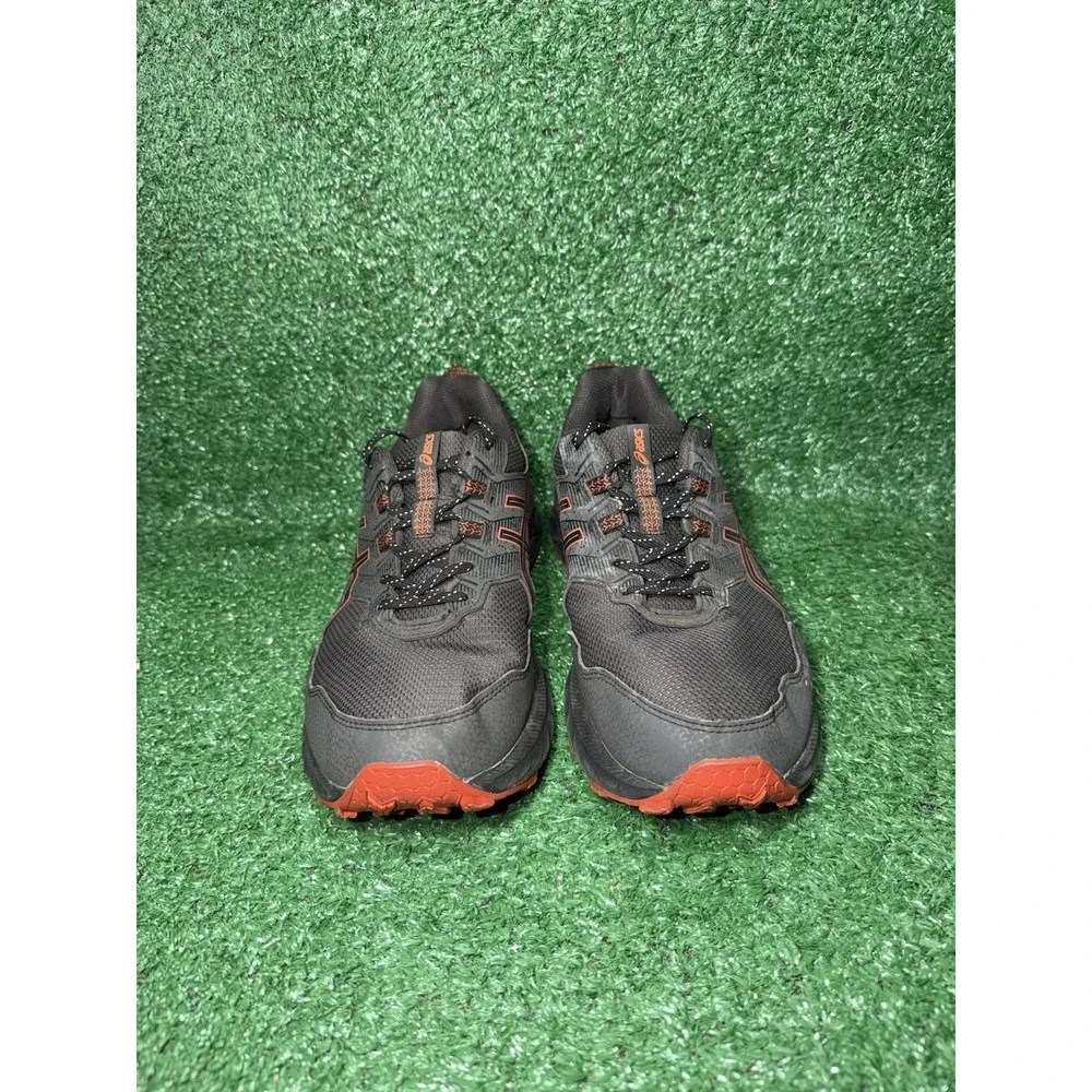 ASICS GEL-Venture 9 Mens Size‎ 10 Extra Wide Grey Orange Trail Running Shoes